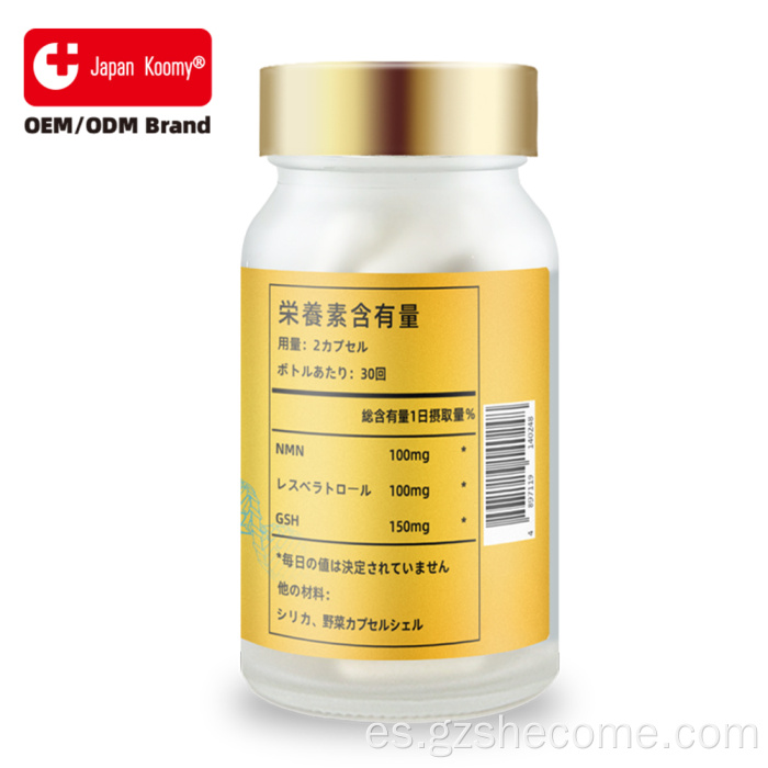 Shecome Women NMN 9000mg Cápsulas Vitalidad De La Piel
